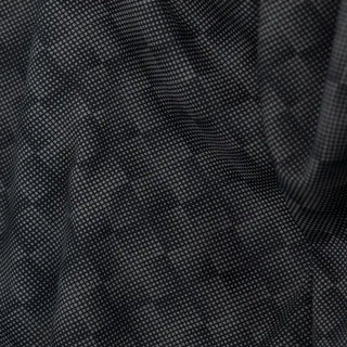 Charcoal Black Digital Pixel Print