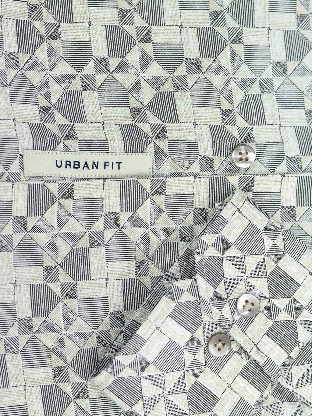Pebble Grey Origami Print