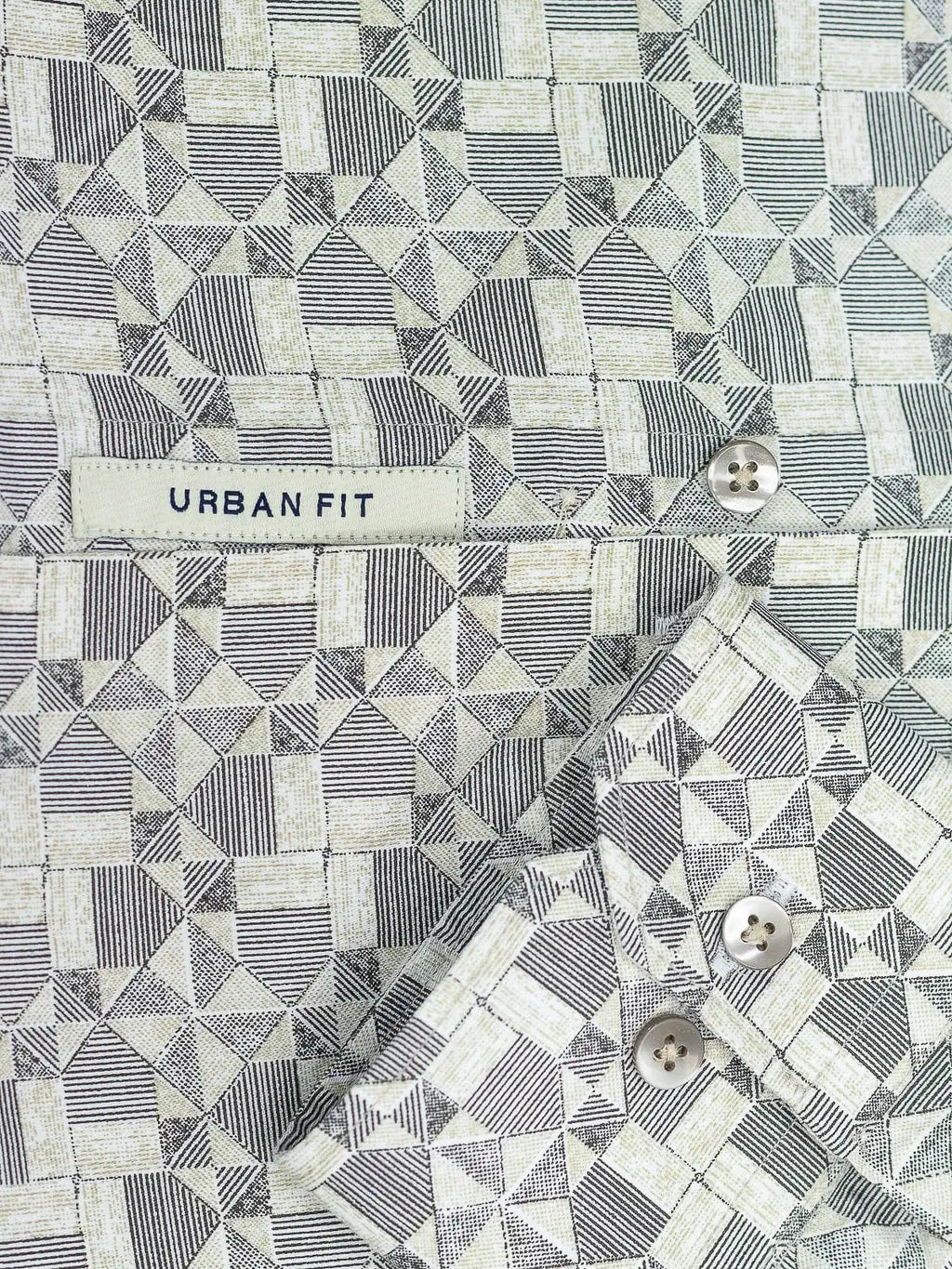 Pebble Grey Origami Print