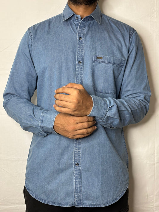 Denim Plain Shirt (light blue)
