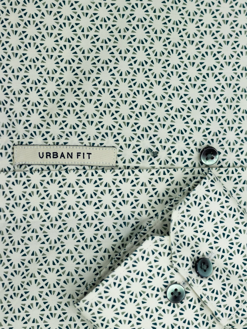 Billie Geometry Vanilla Printed Shirt