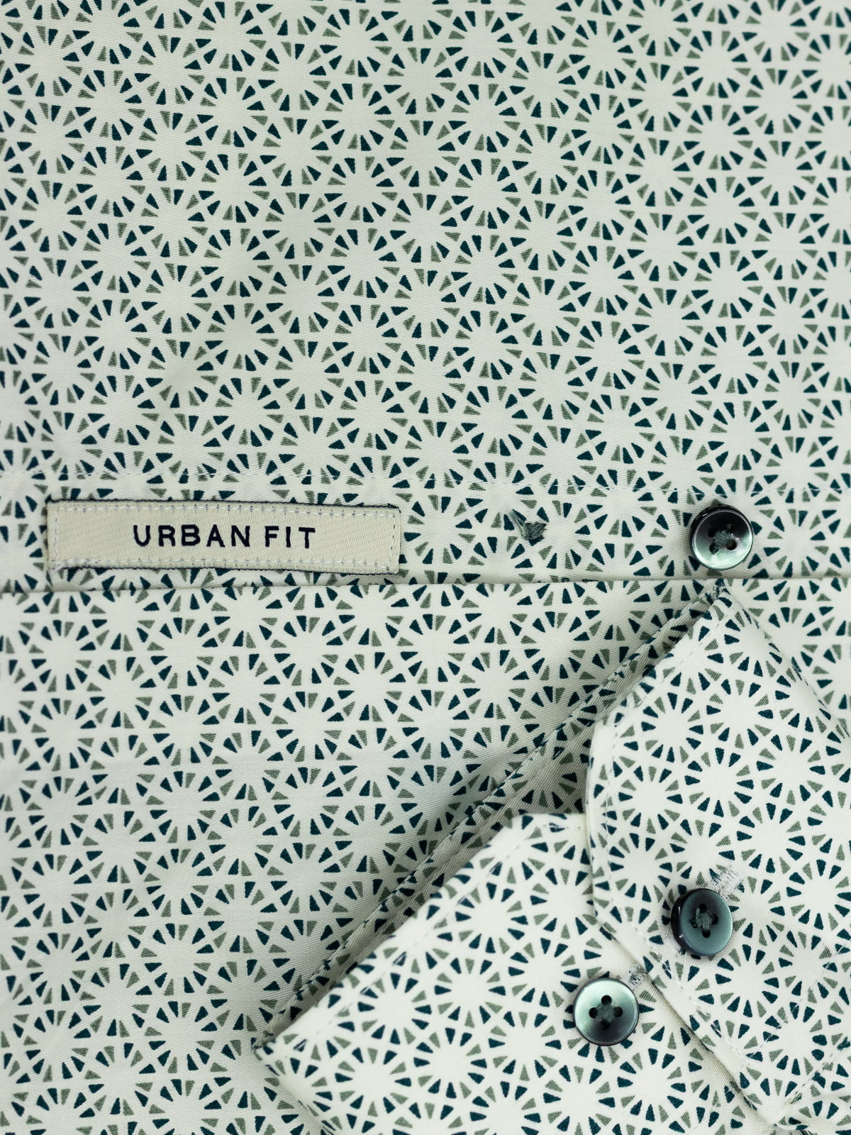 Billie Geometry Vanilla Printed Shirt