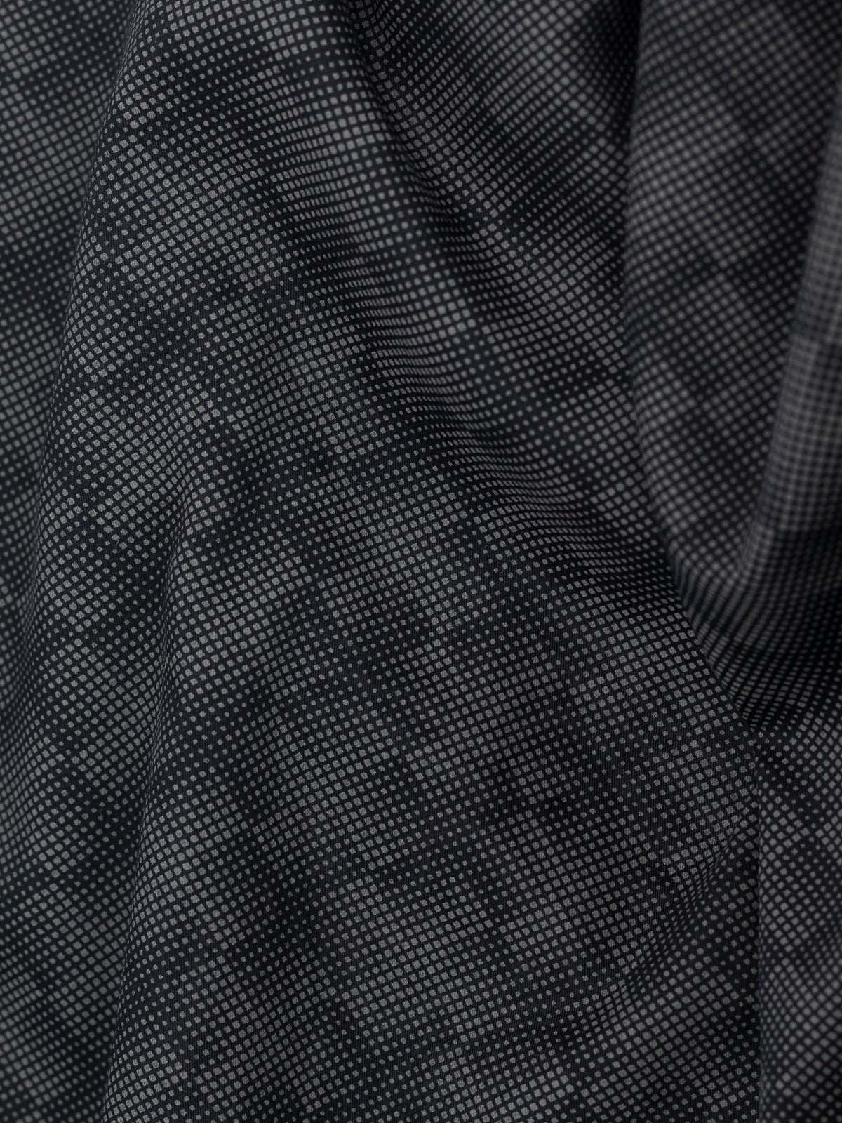 Diamond Mesh Black Printed Shirt