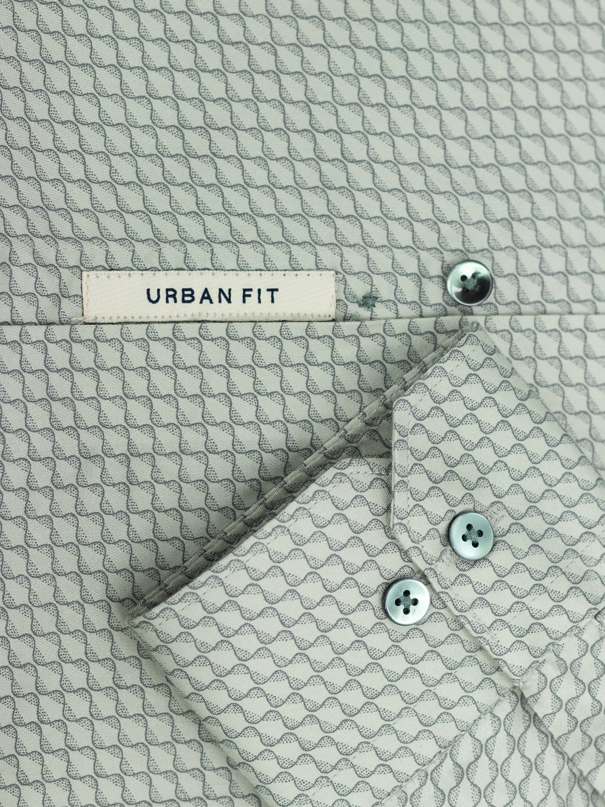 Ripple Sage Olive Printed Shirt