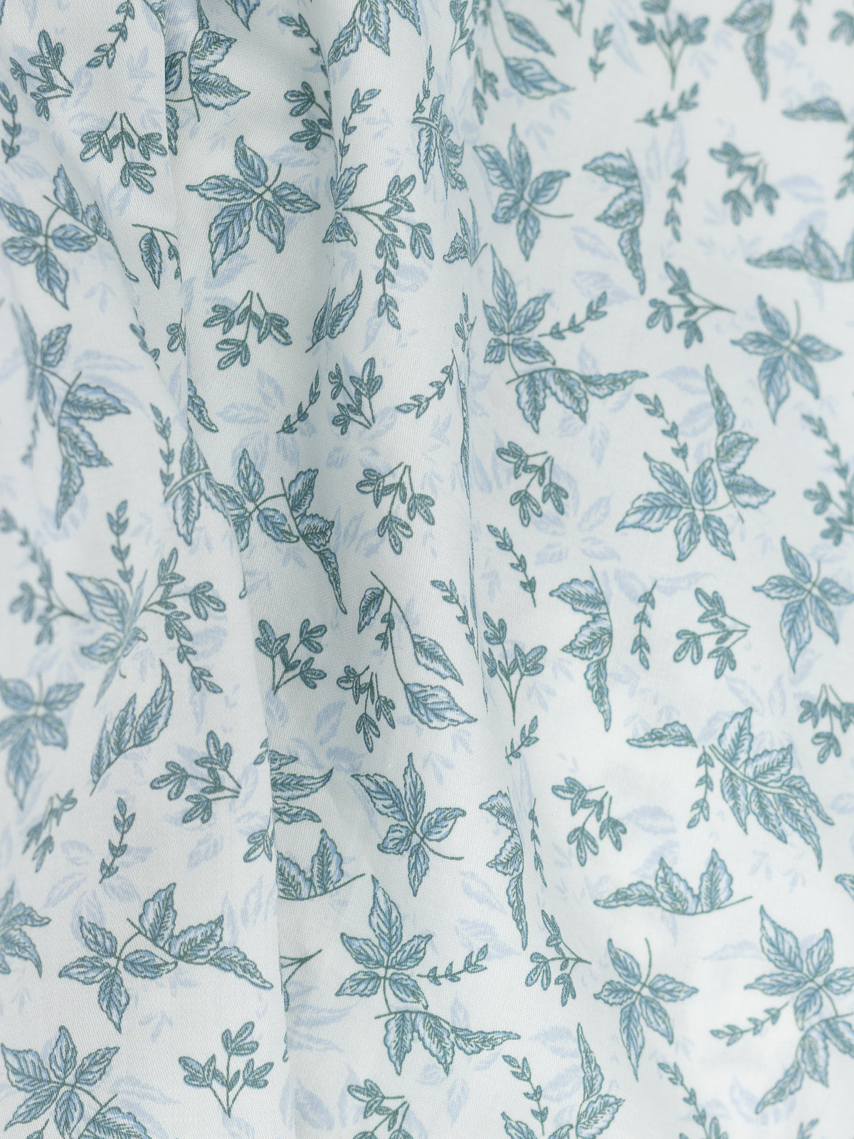 Floral-Teal Vanilla Printed Shirt