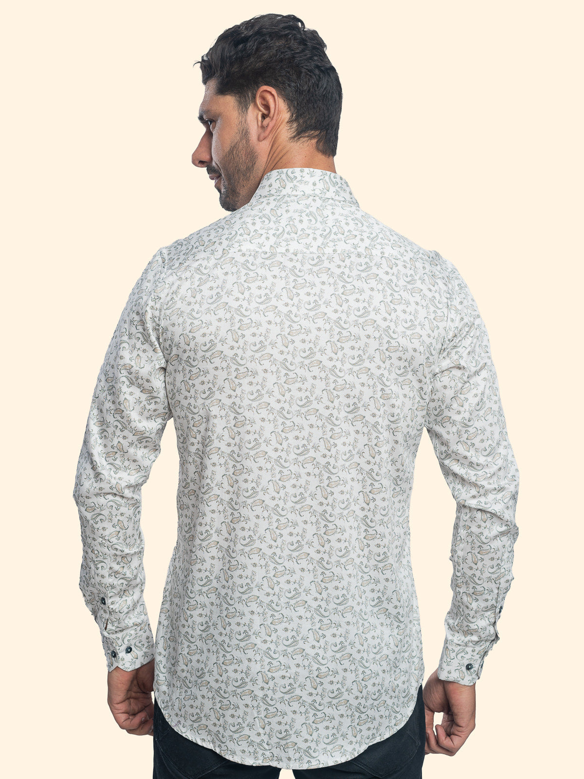 Floral-Green Vanilla Printed Shirt