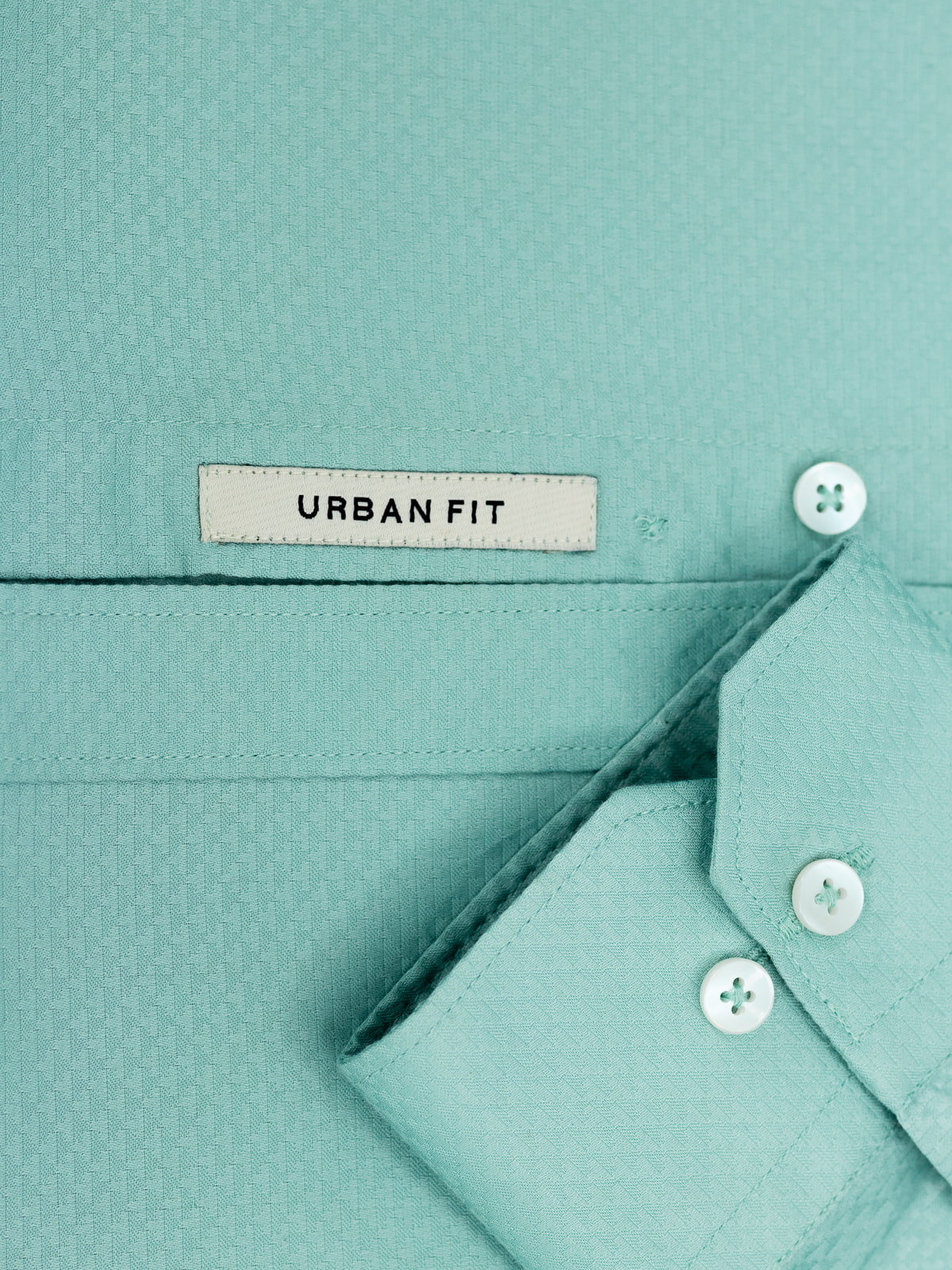 Rusty Teal Dobby Solid Shirt