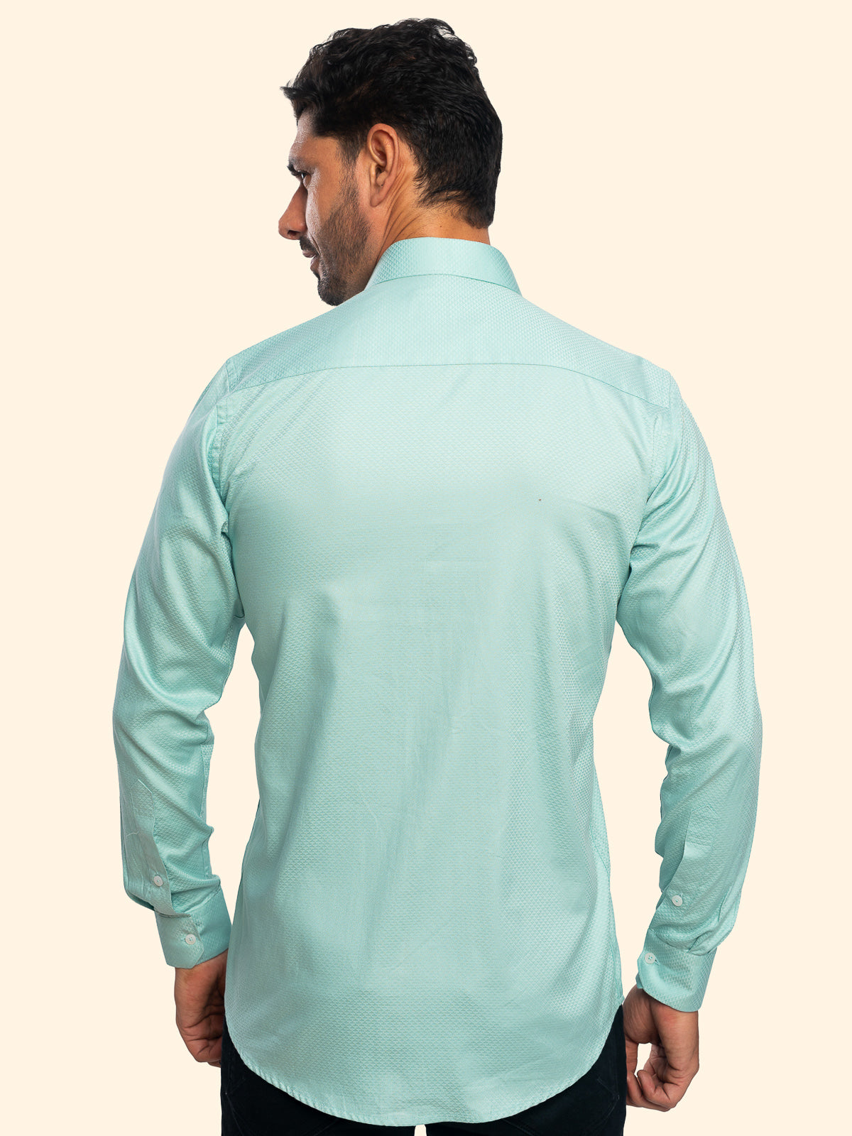 Rusty Teal Dobby Solid Shirt