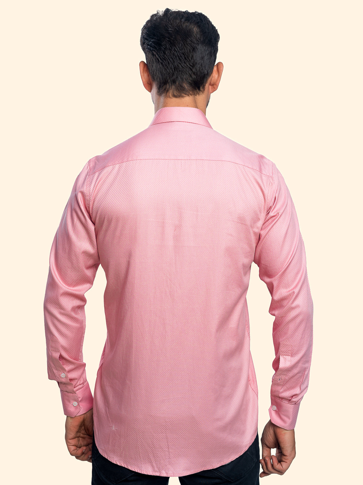 Rusty Pink Dobby Solid Shirt
