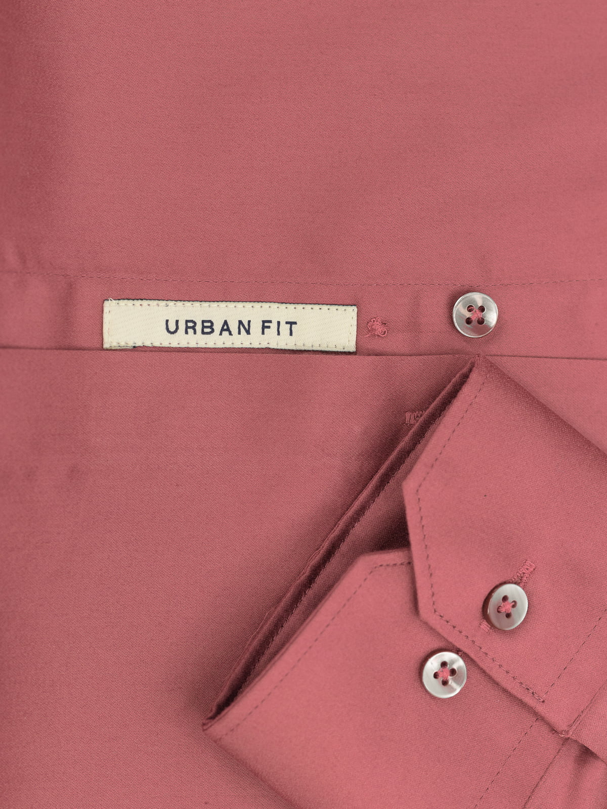 Muted Red Lycra Plain Shirt