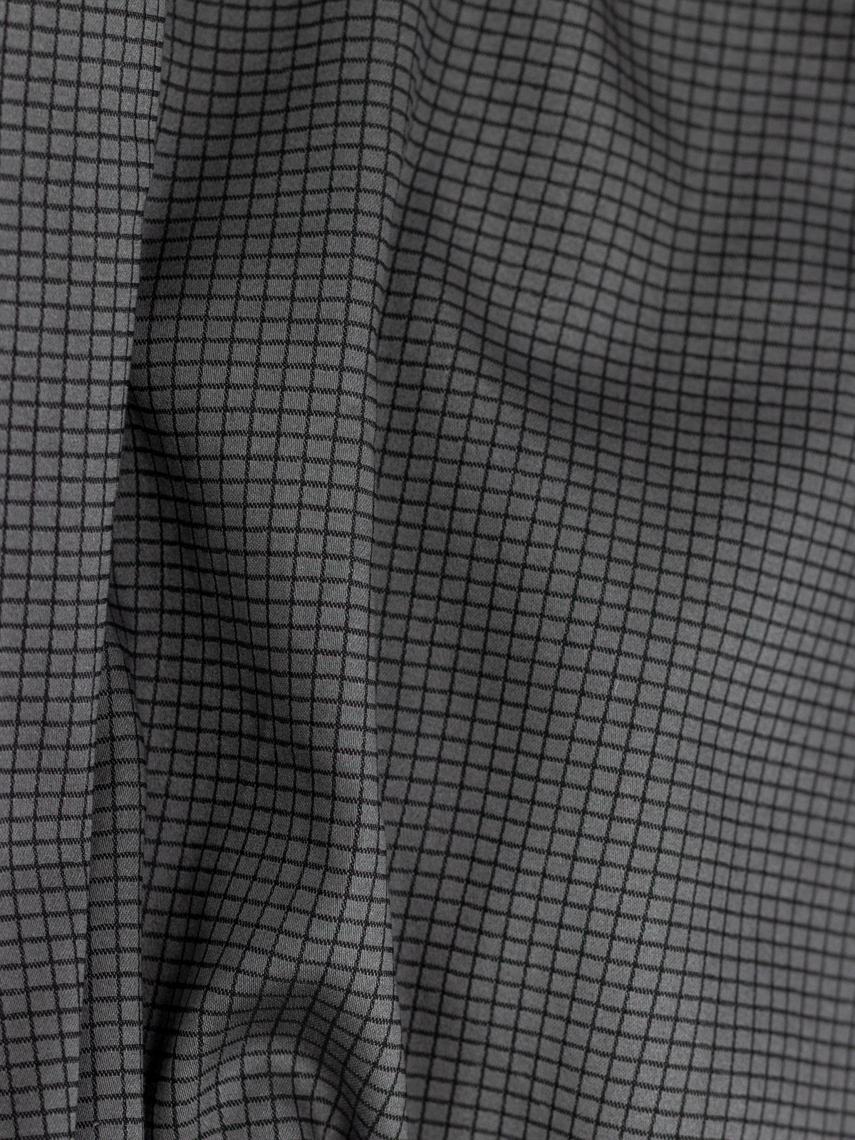 Oxford Grid Black Checked Shirt
