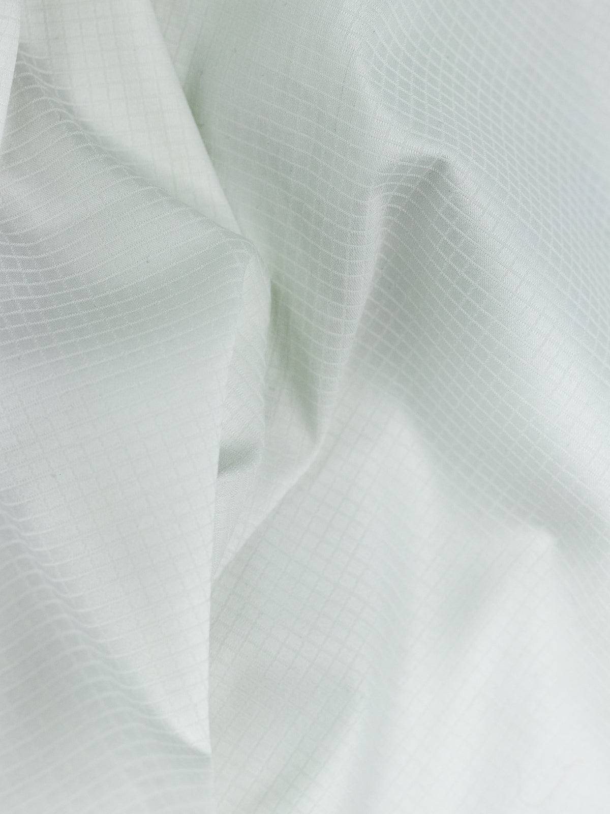 Oxford Grid White Checked Shirt