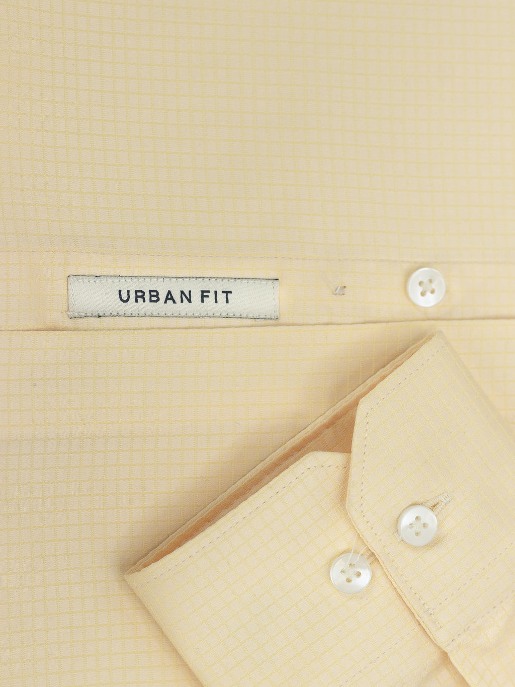 Oxford Grid Yellow Checked Shirt