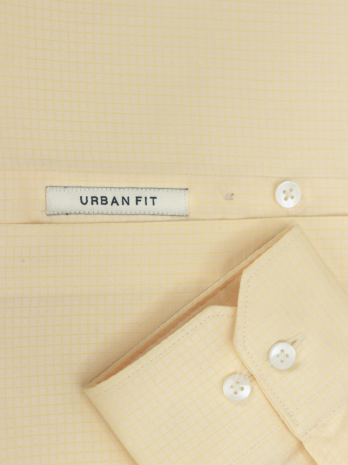 Oxford Grid Yellow Checked Shirt