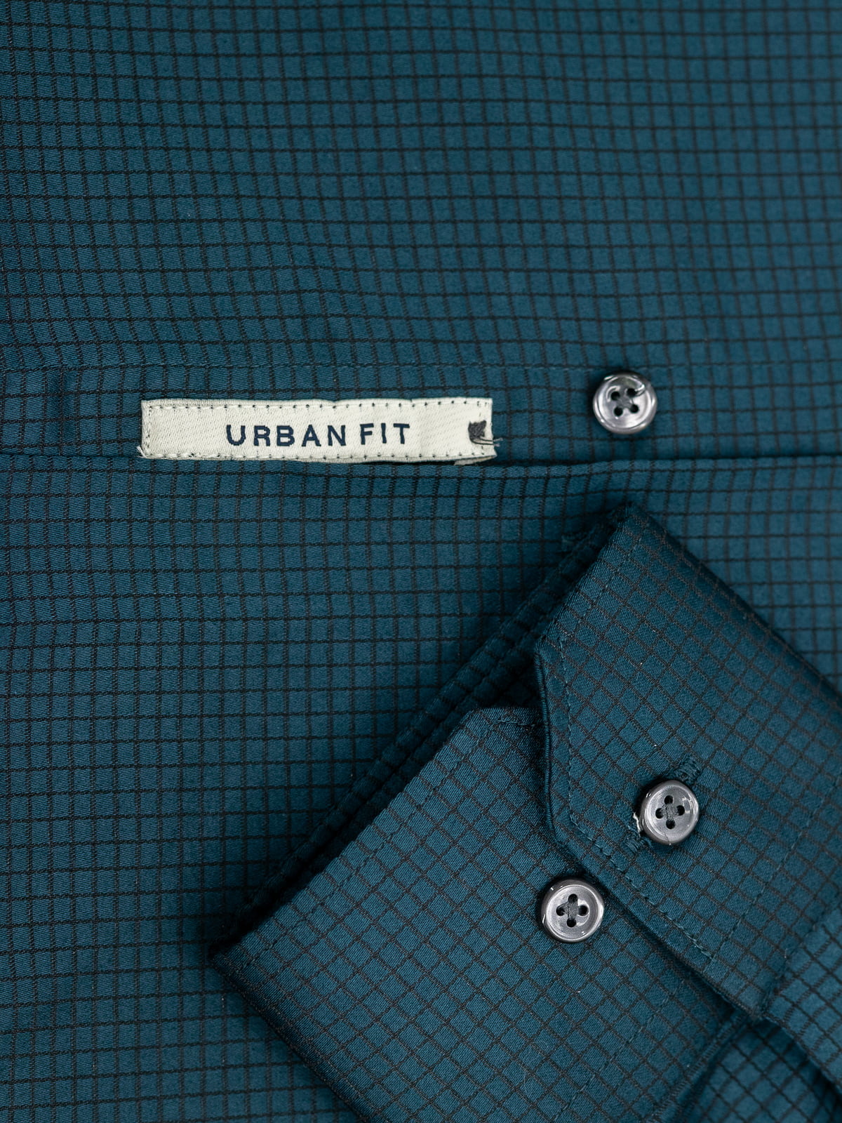 Oxford Grid Ocean Blue Checked Shirt