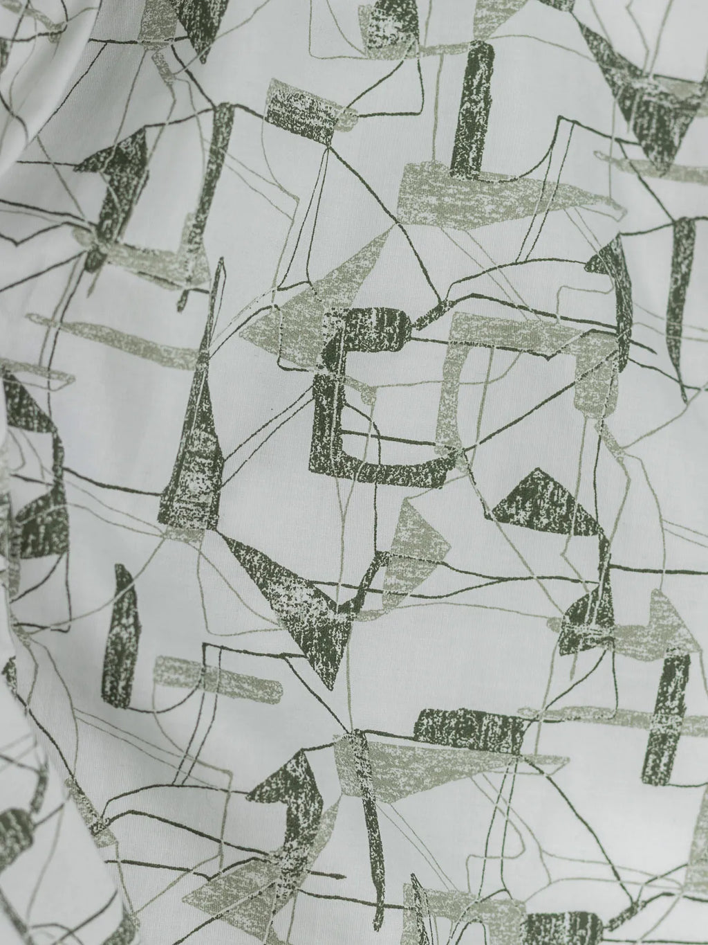 Sage Green Linear Art Print