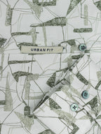 Olive Geo-Line Shirt