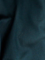 Dark Teal Mini Checks Stretch