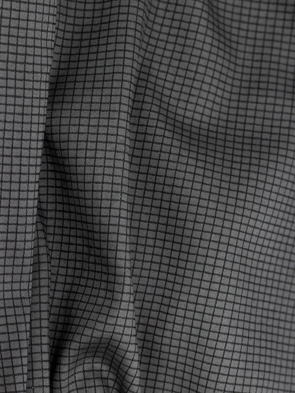 Charcoal Grey Mini Checks Stretch