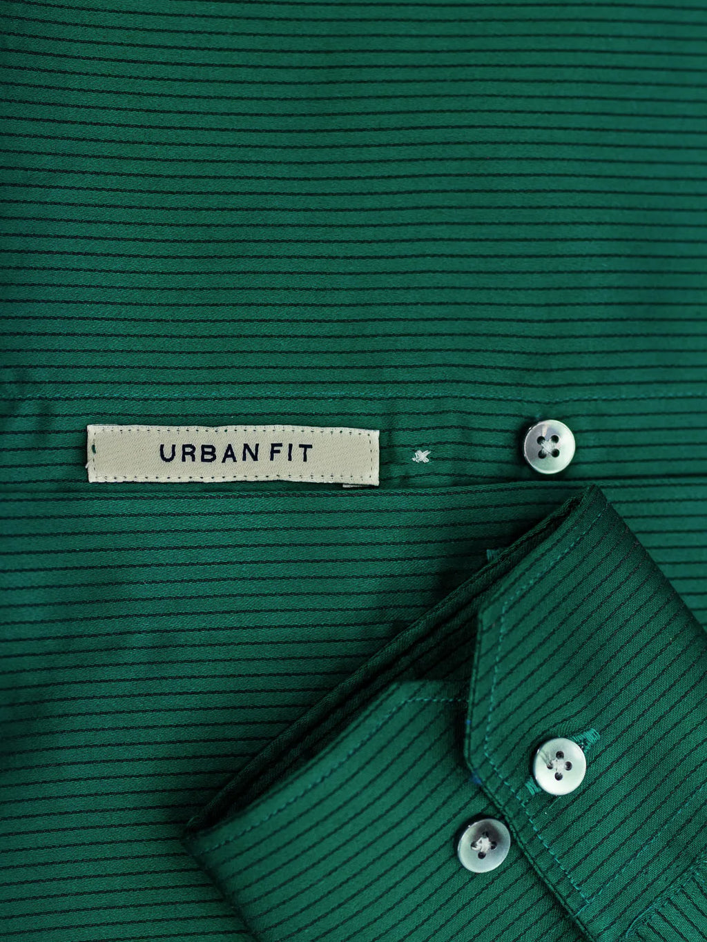 Emerald Green Pinstripe Stretch