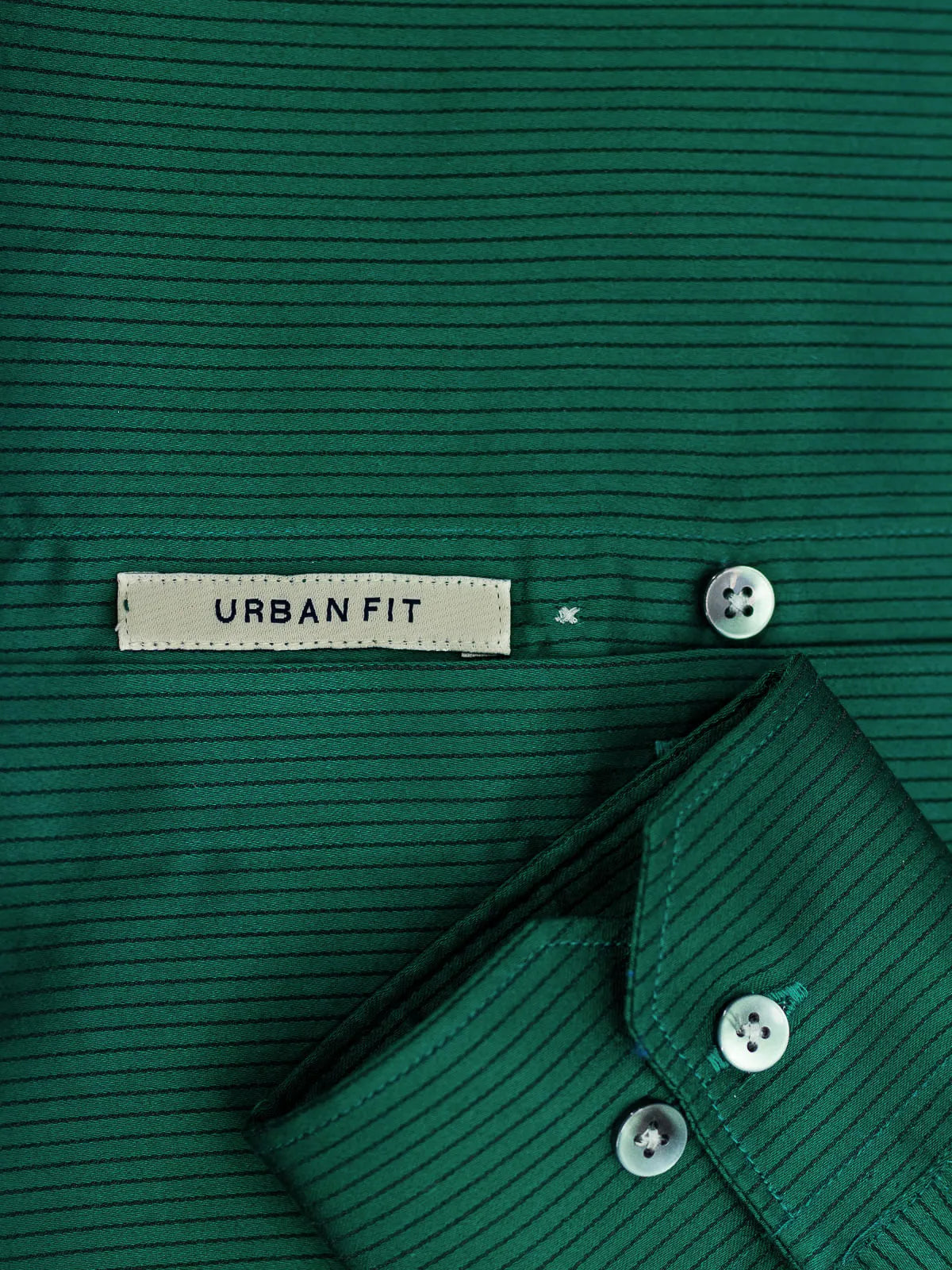 Emerald Green Pinstripe Stretch