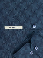 Midnight Azure Dot-Matrix Shirt