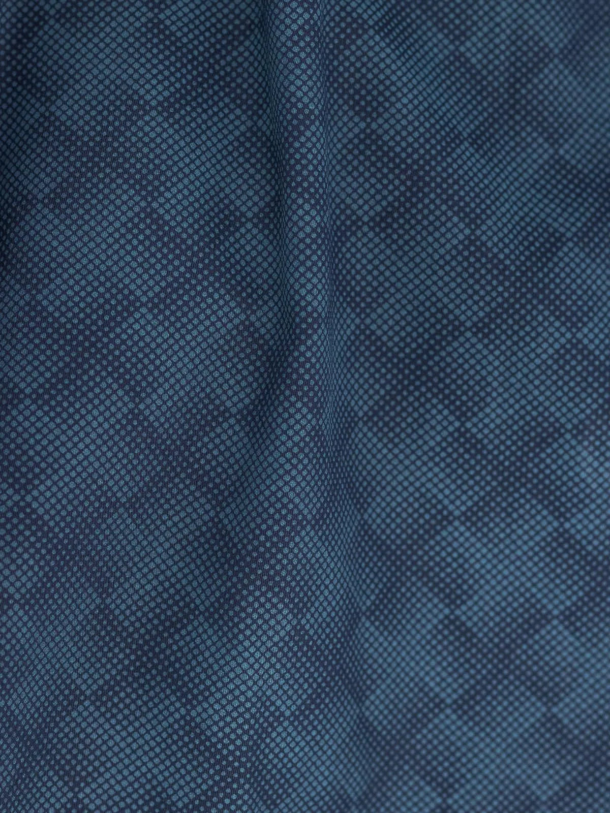Midnight Blue Digital Pixel Print