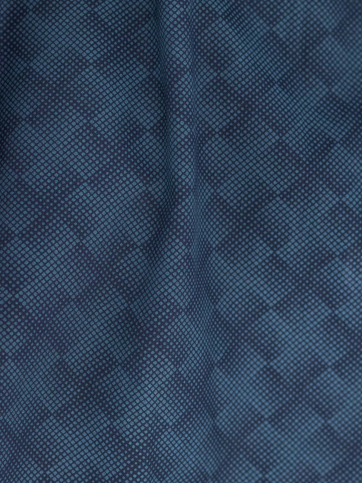 Midnight Blue Digital Pixel Print