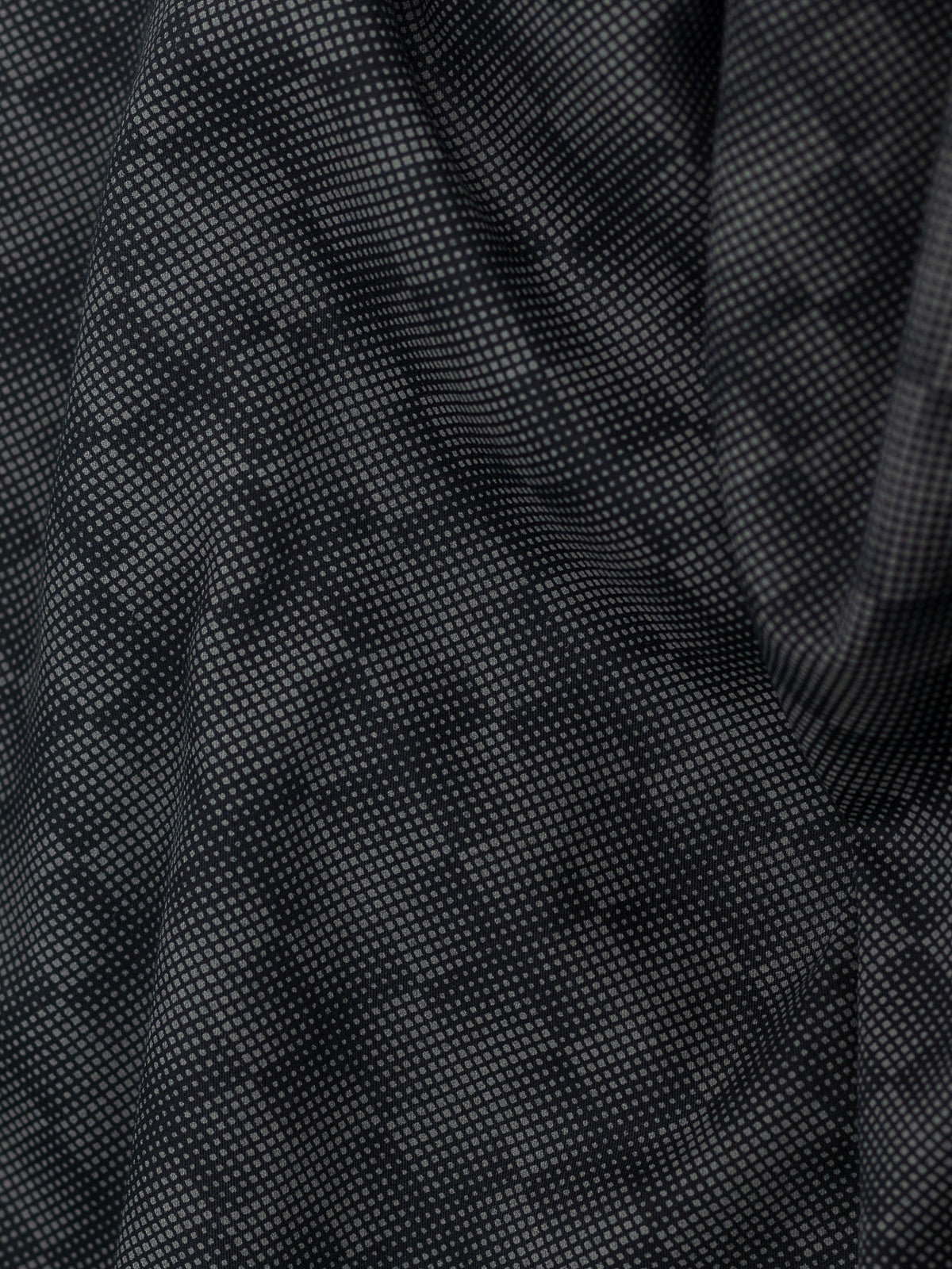 Geometric Print Shirt in Black