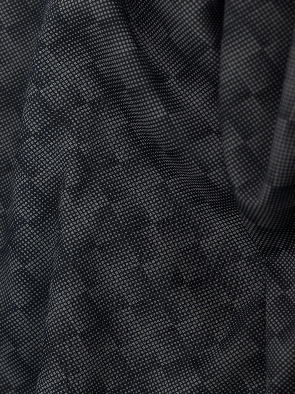 Charcoal Black Digital Pixel Print