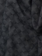 Charcoal Black Digital Pixel Print