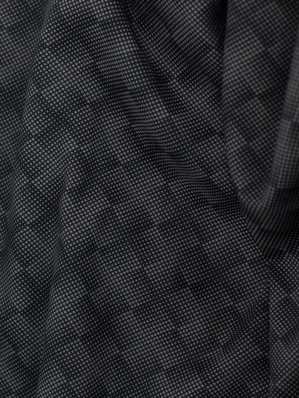 Charcoal Black Digital Pixel Print
