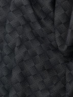 Charcoal Black Digital Pixel Print