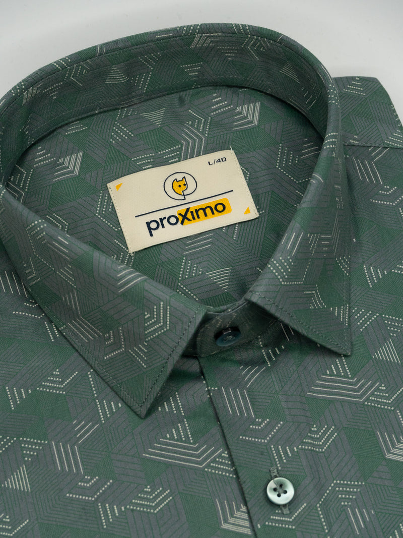 Forest Isometric Geo Shirt