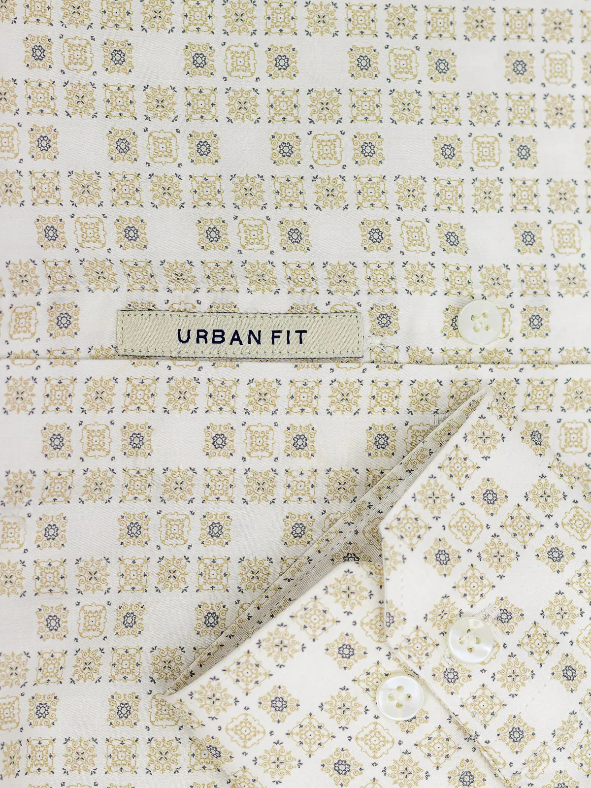 Desert Sand Micro Motif Print