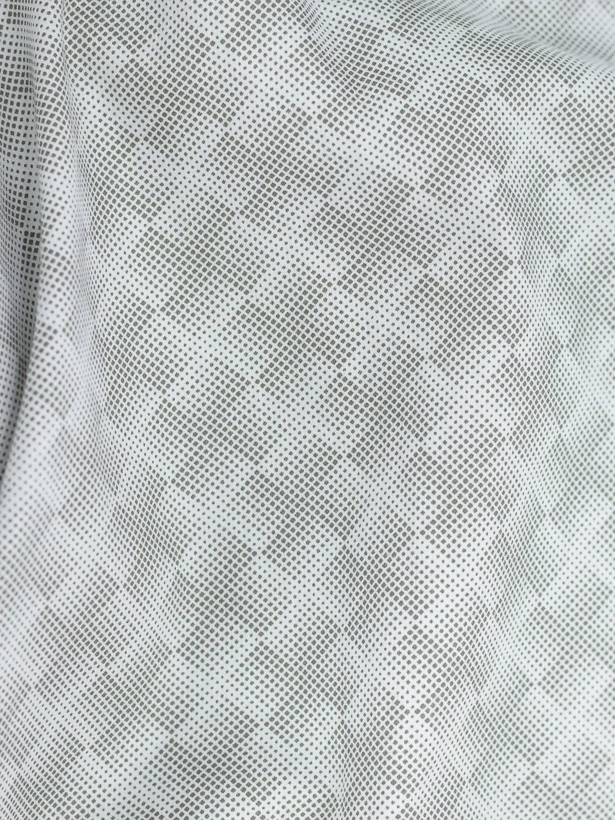 Ash Grey Digital Pixel Print