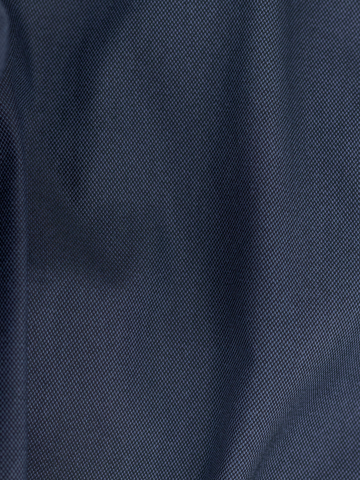 Textured Stretch Shirt in Navy Blue