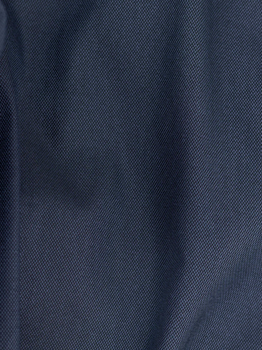 Deep Navy Solid Textured Stretch