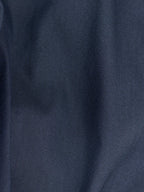 Deep Navy Solid Textured Stretch