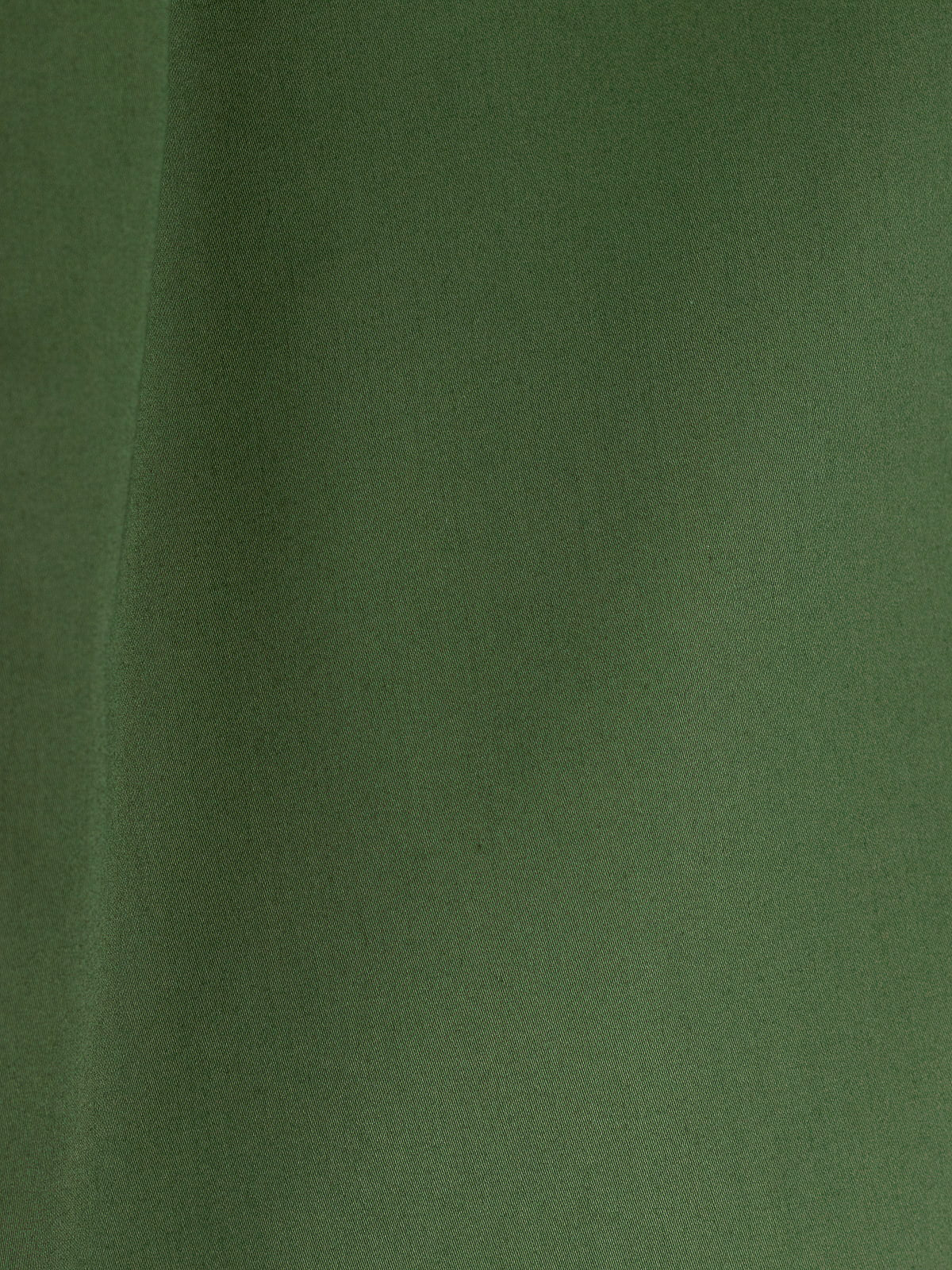 Solid Stretch Shirt in Olive Green