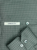 Forest Olive Wave Ripple Print