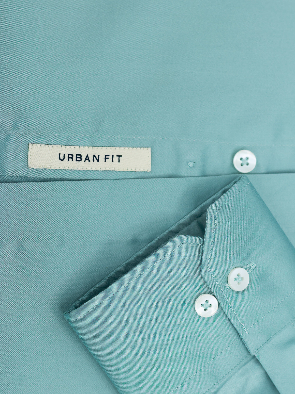 Solid Stretch Shirt in Teal