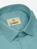 Solid Stretch Shirt in Teal