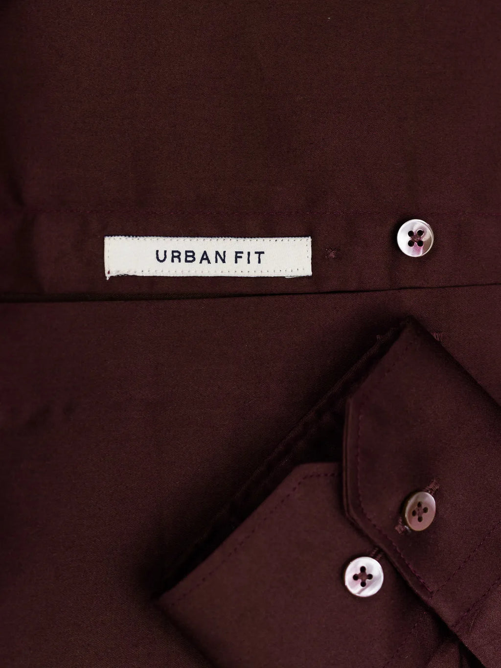 Rich Maroon Solid Stretch