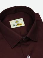 Rich Maroon Solid Stretch
