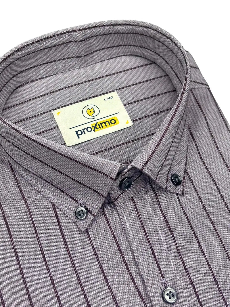 Mulberry Purple Executive Track Stripe