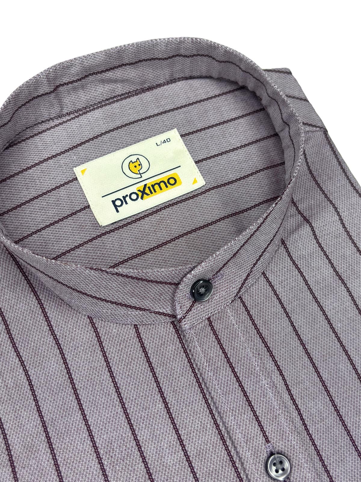 Stripe Shirt in Maroon