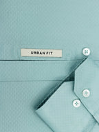 Mineral Teal Basket-Weave Dobby