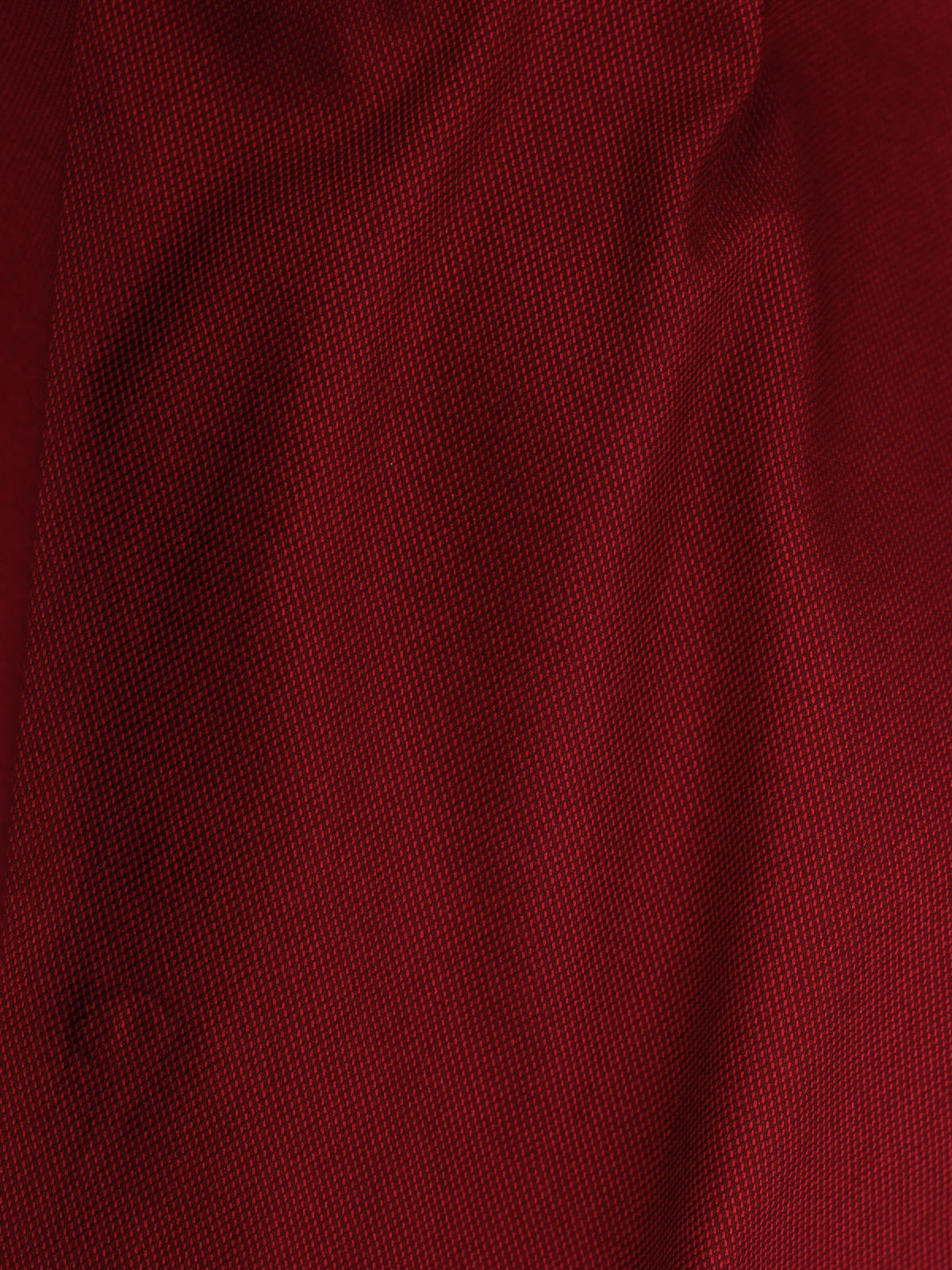Textured Stretch Shirt in Crimson Red