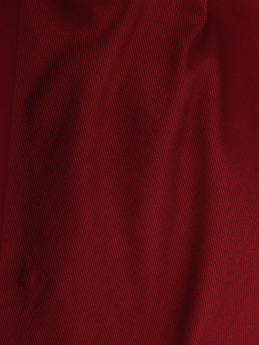 Crimson Red Solid Textured Stretch